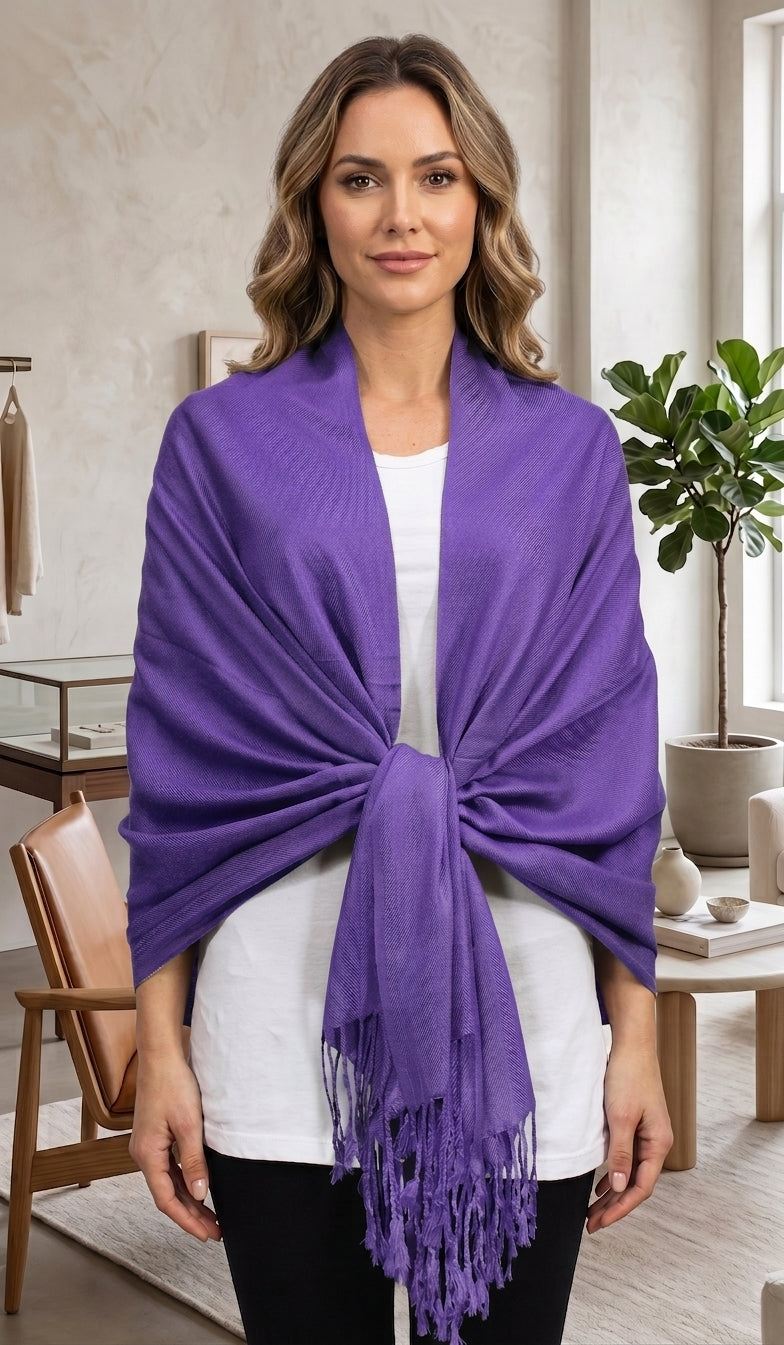 Solid Color Pashmina Scarf-SZP001