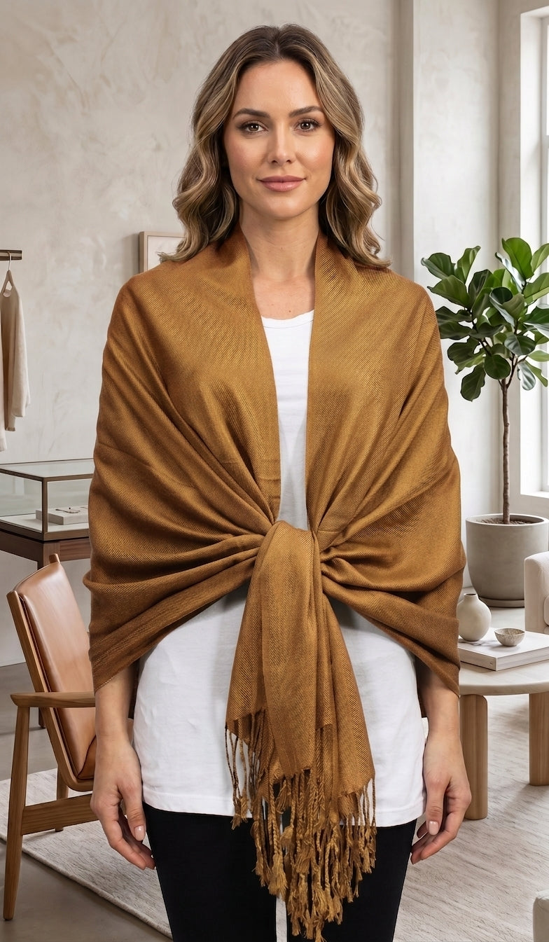 Solid Color Pashmina Scarf-SZP001