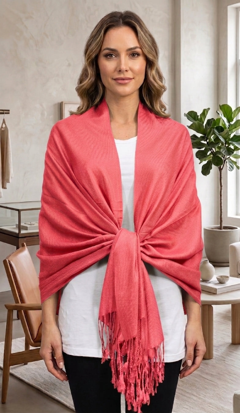 Solid Color Pashmina Scarf-SZP001