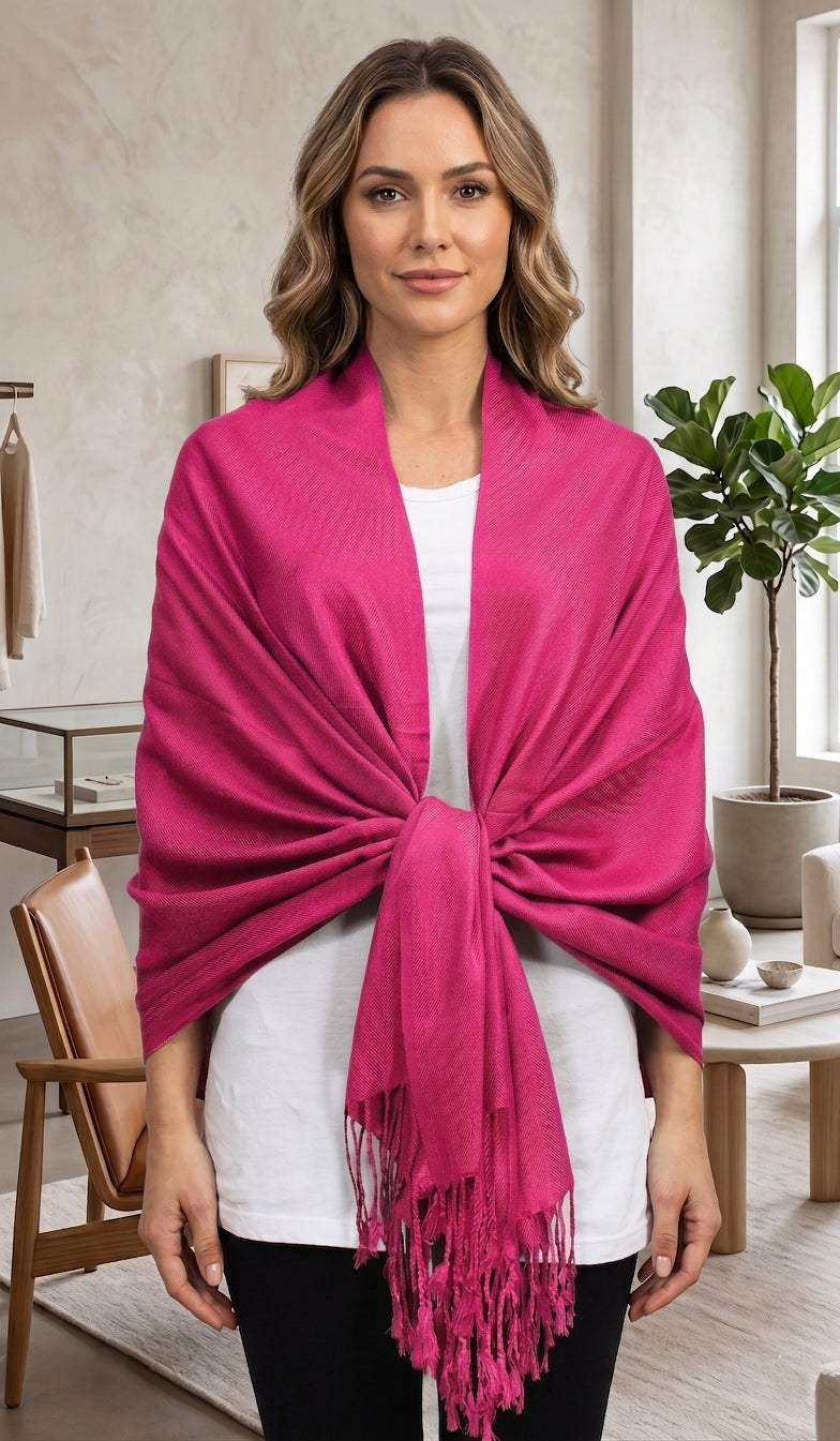 Solid Color Pashmina Scarf-SZP001