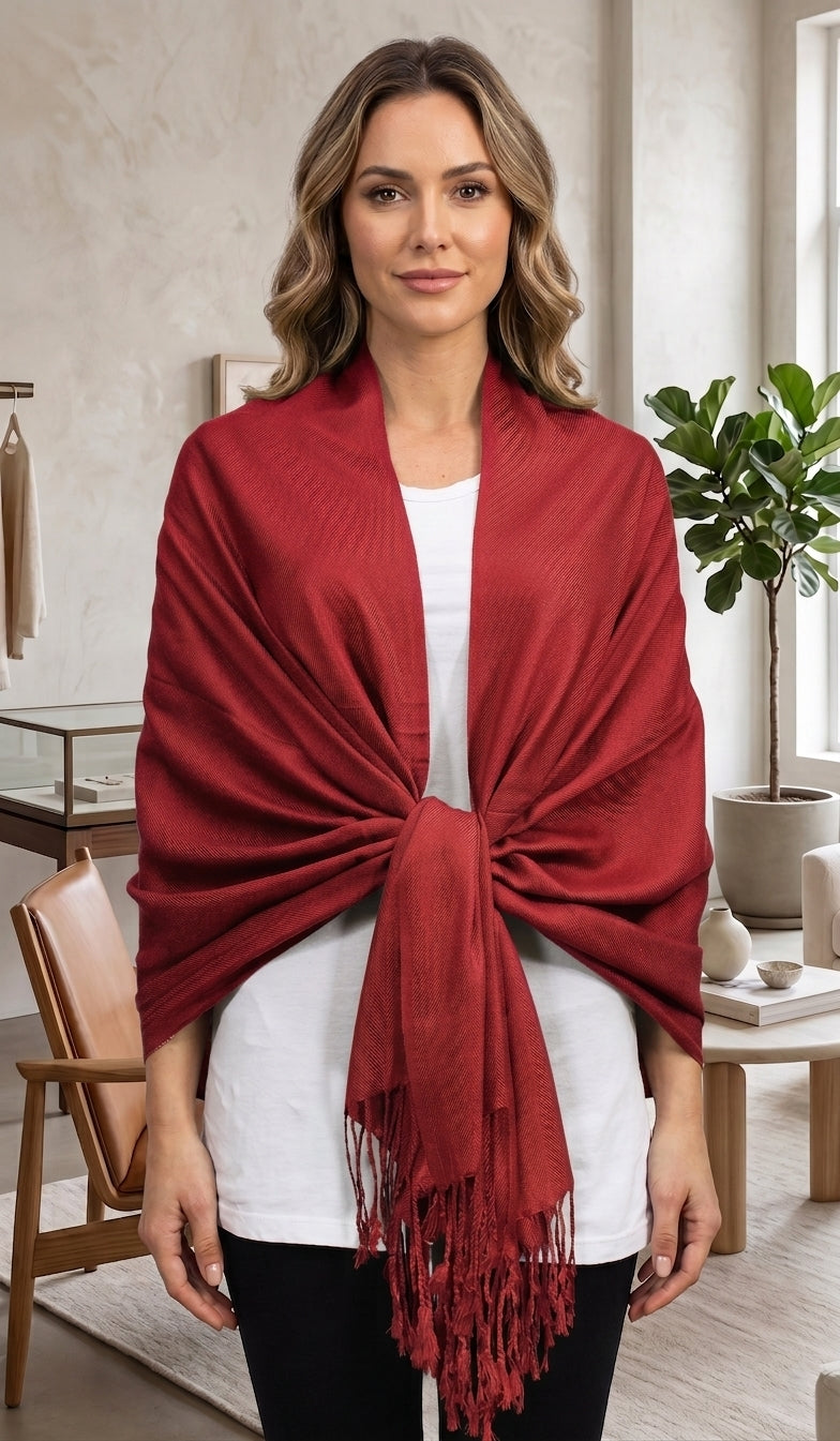 Solid Color Pashmina Scarf-SZP001