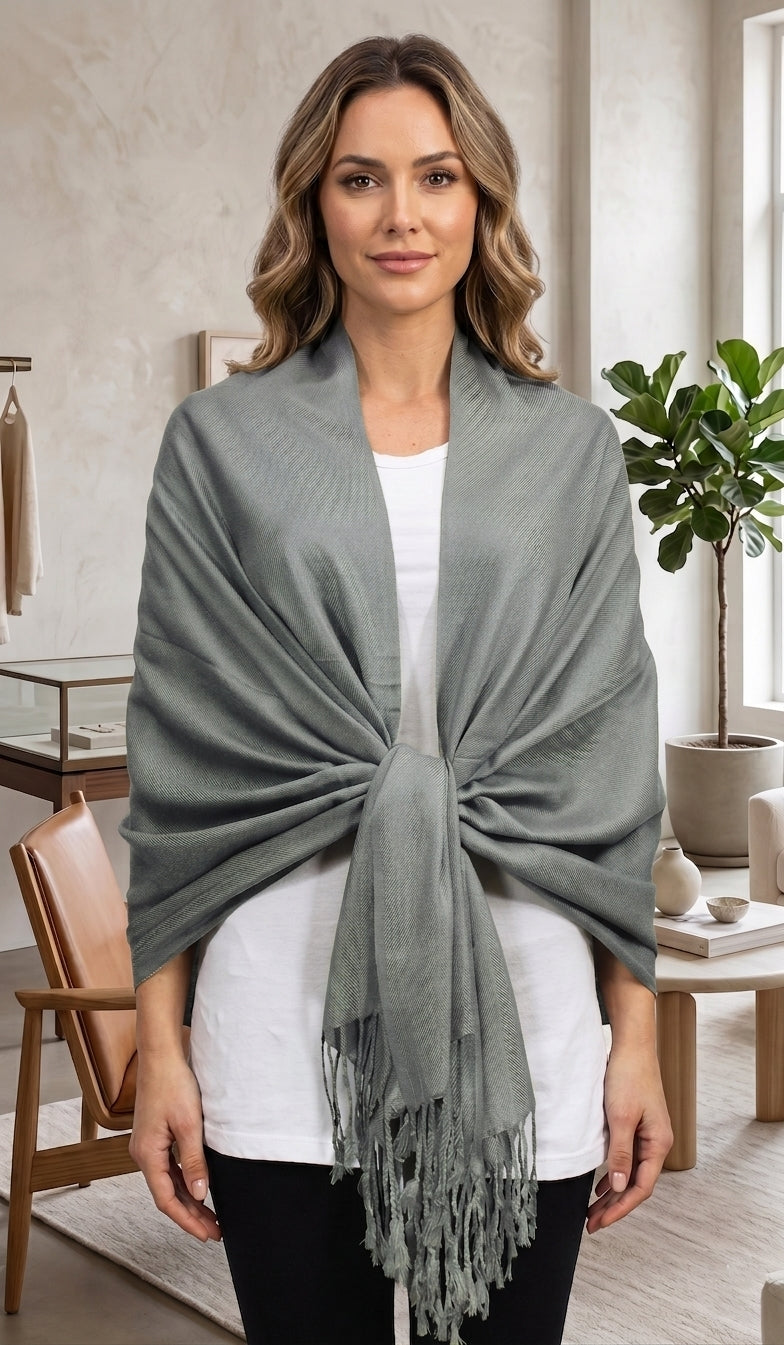 Solid Color Pashmina Scarf-SZP001
