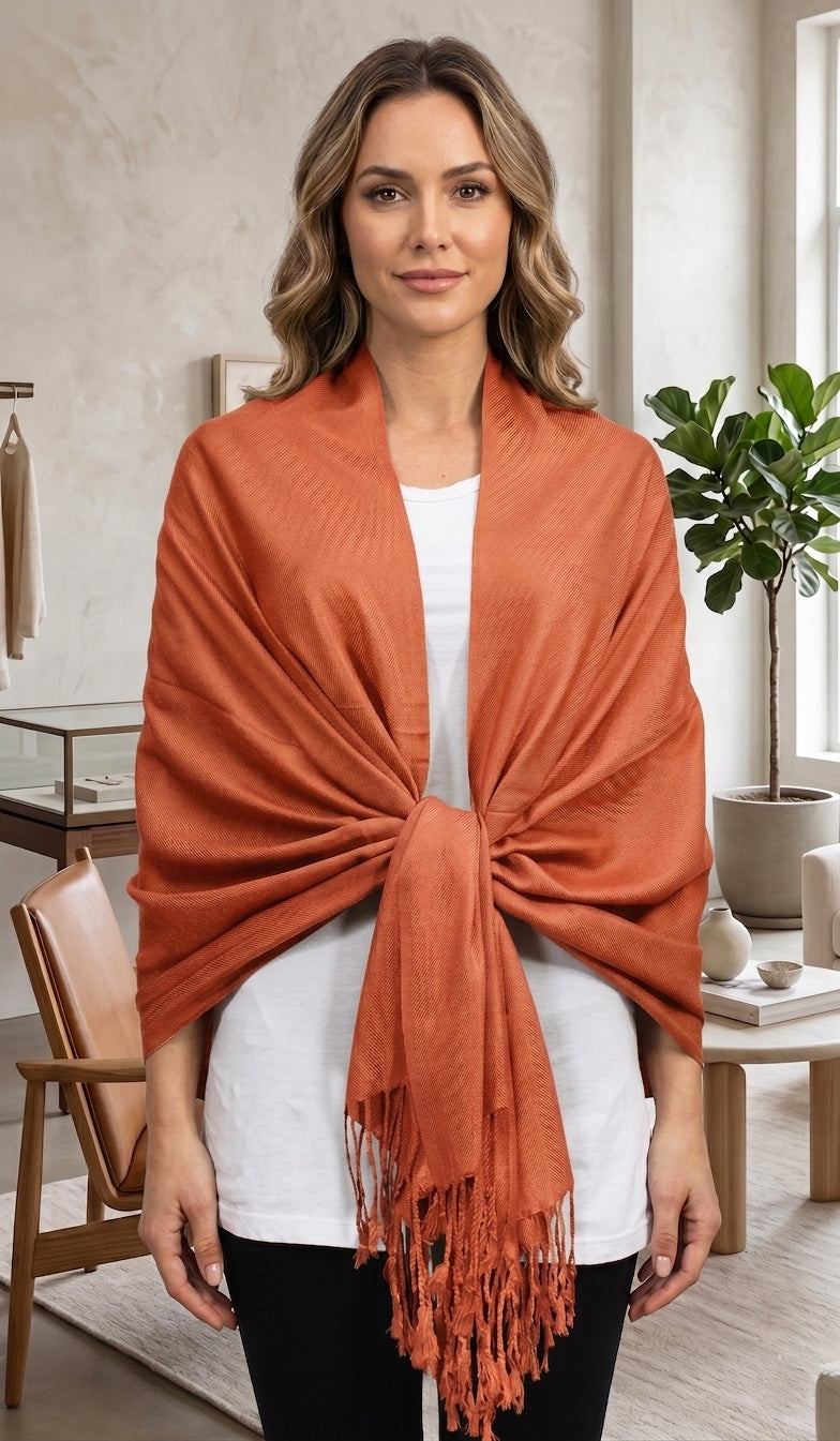 Solid Color Pashmina Scarf-SZP001