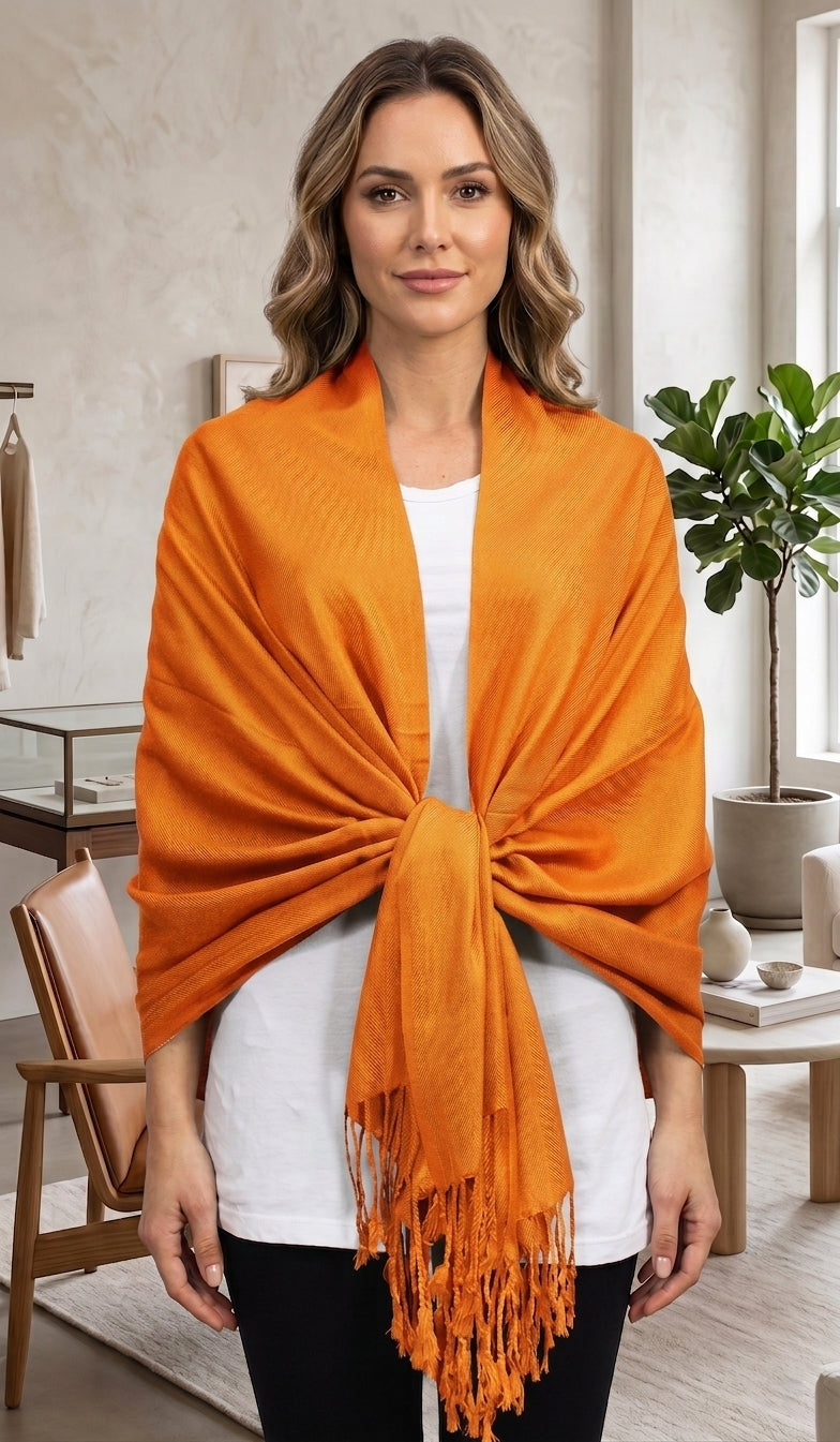 Solid Color Pashmina Scarf-SZP001