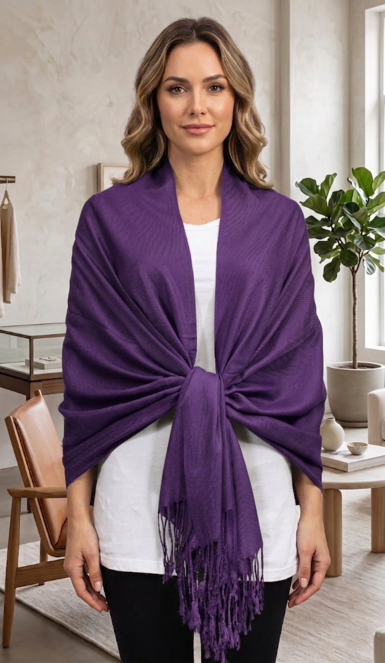 Solid Color Pashmina Scarf-SZP001