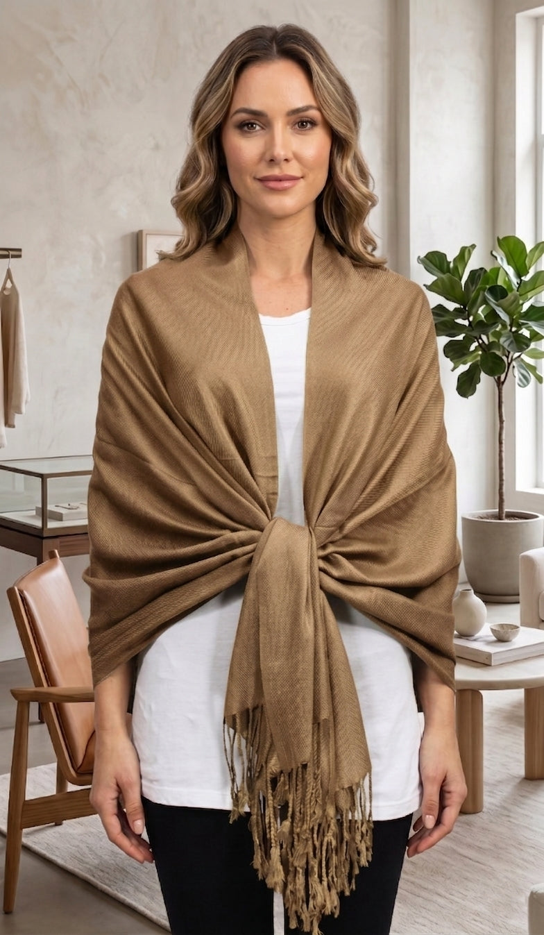 Solid Color Pashmina Scarf-SZP001