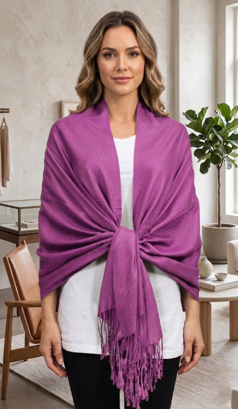 Solid Color Pashmina Scarf-SZP001
