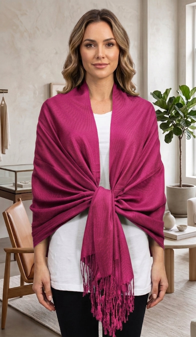 Solid Color Pashmina Scarf-SZP001