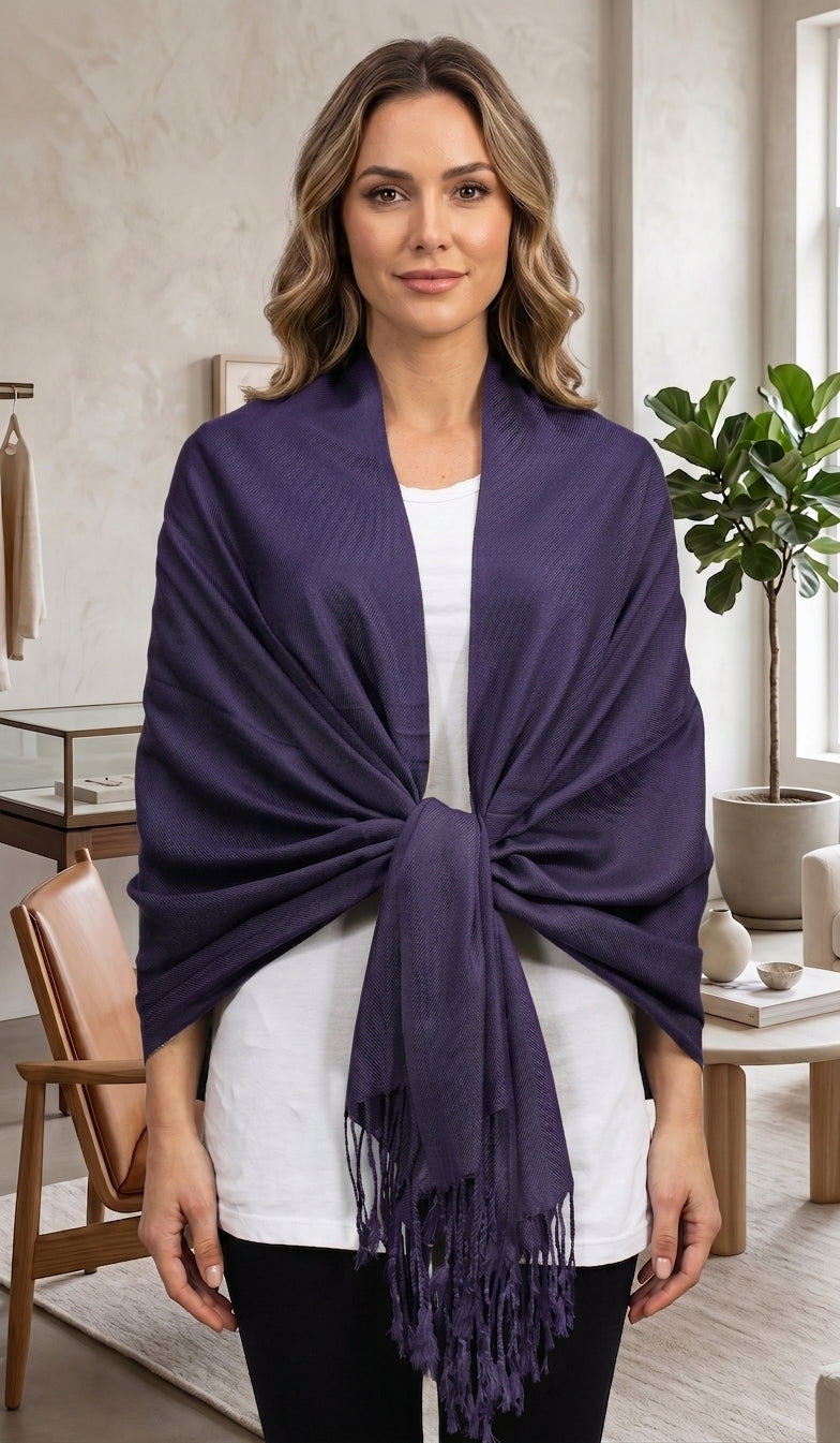 Solid Color Pashmina Scarf-SZP001