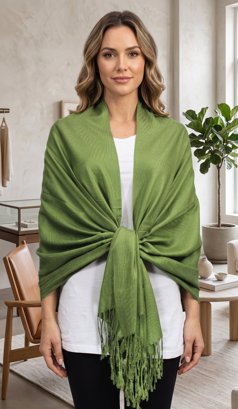 Solid Color Pashmina Scarf-SZP001