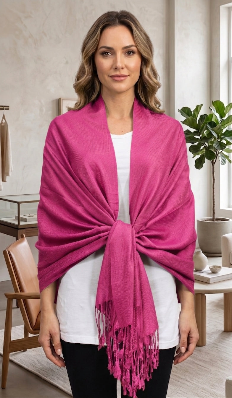 Solid Color Pashmina Scarf-SZP001