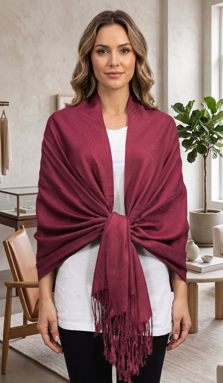 Solid Color Pashmina Scarf-SZP001