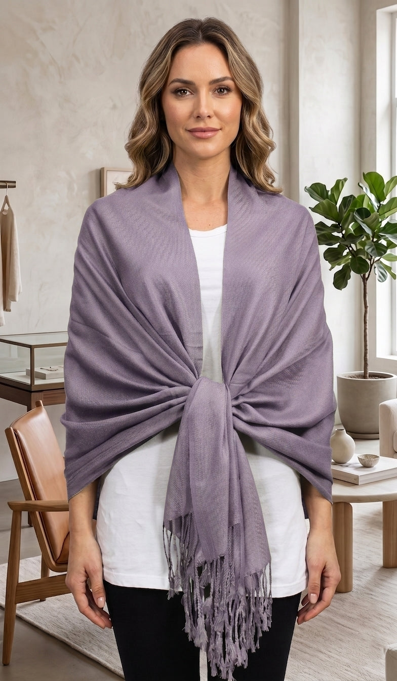 Solid Color Pashmina Scarf-SZP001