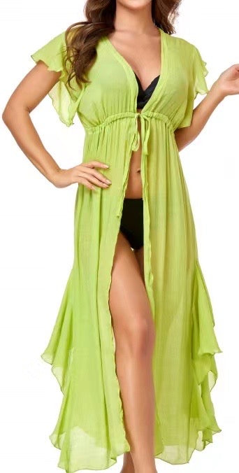 Flowy Beach Cover Up-SHW2523