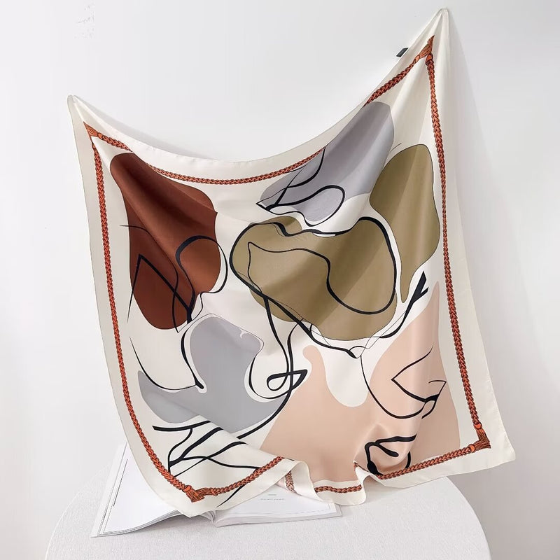 Silk Feel Elegant Scarf-S2510