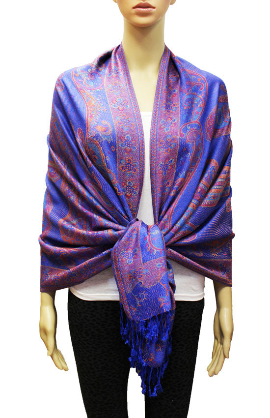 Vintage Paisley Pashmina Shawl-BH1802