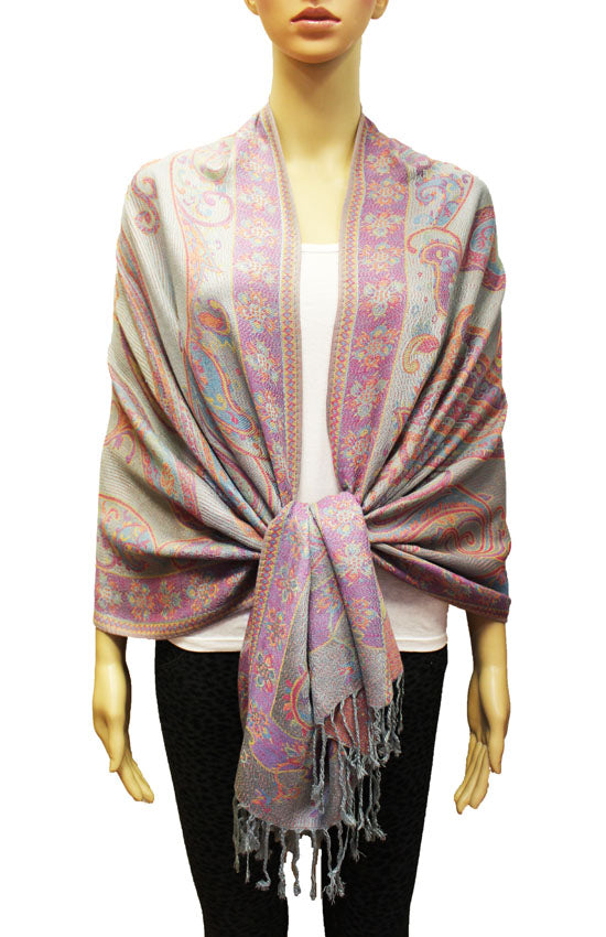Vintage Paisley Pashmina Shawl-BH1802