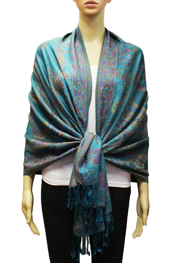 Vintage Paisley Pashmina Shawl-BH1802