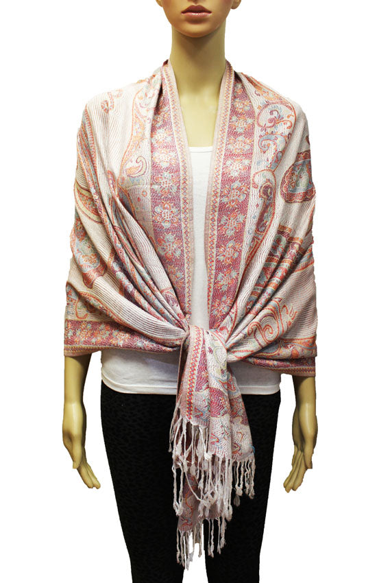Vintage Paisley Pashmina Shawl-BH1802