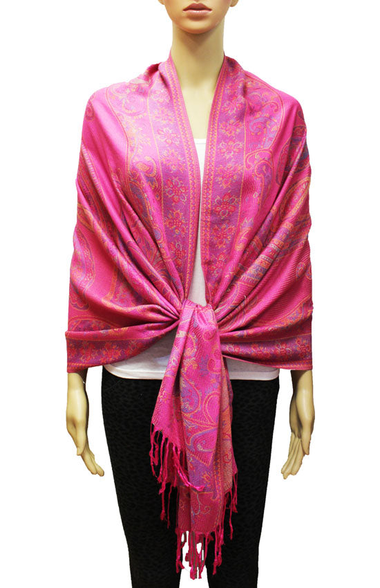 Vintage Paisley Pashmina Shawl-BH1802