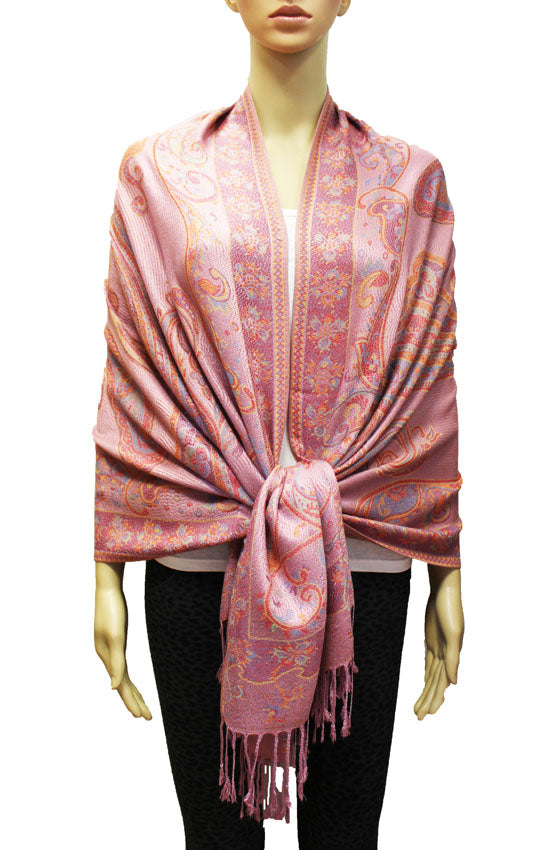 Vintage Paisley Pashmina Shawl-BH1802