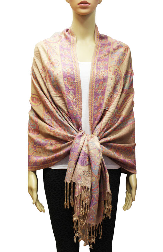 Vintage Paisley Pashmina Shawl-BH1802