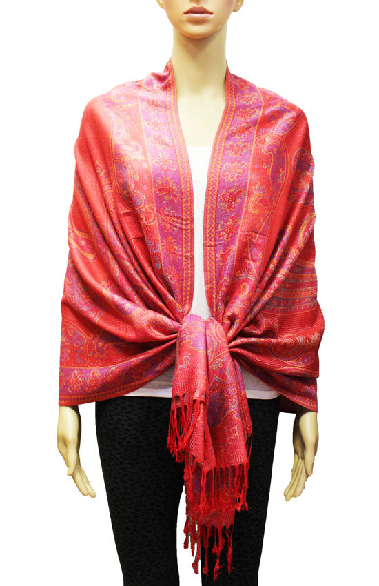 Vintage Paisley Pashmina Shawl-BH1802