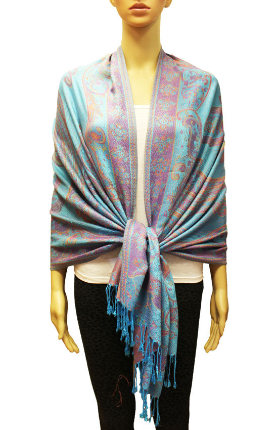 Vintage Paisley Pashmina Shawl-BH1802