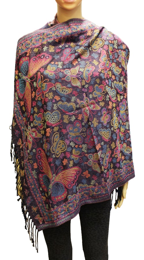 Butterfly Pashmina Shawl-BH1903