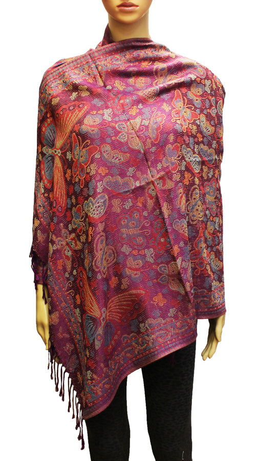 Butterfly Pashmina Shawl-BH1903