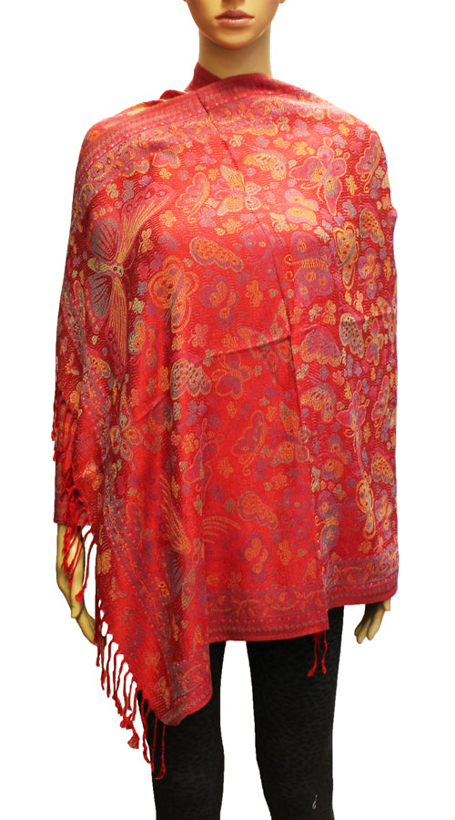 Butterfly Pashmina Shawl-BH1903