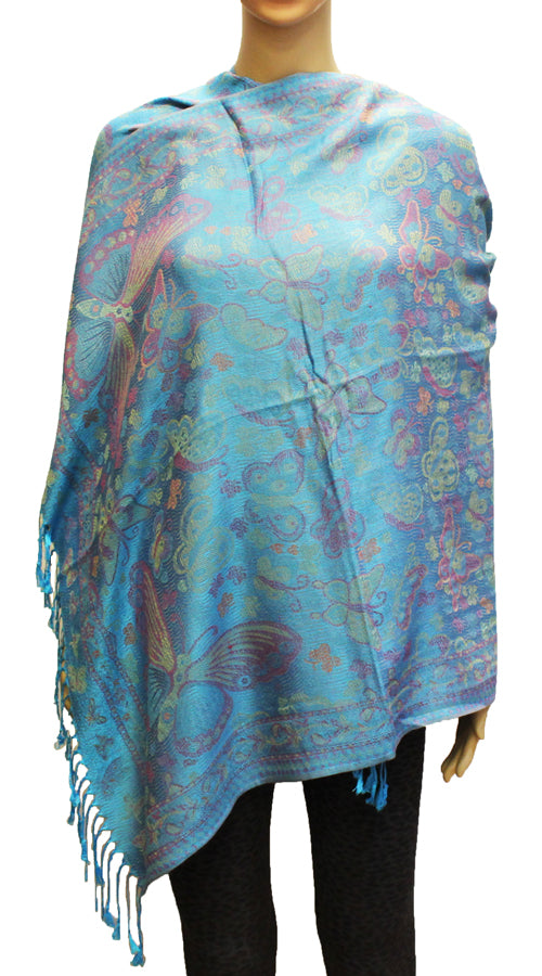Butterfly Pashmina Shawl-BH1903