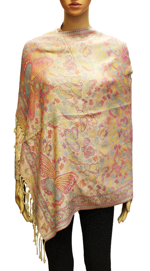 Butterfly Pashmina Shawl-BH1903