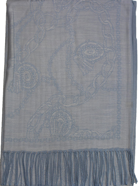 Chain Pattern Pashmina Shawl-BH1904