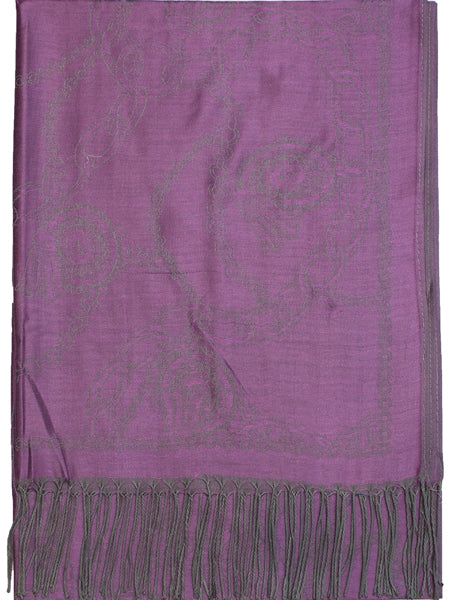 Chain Pattern Pashmina Shawl-BH1904