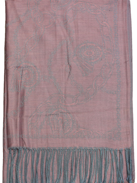 Chain Pattern Pashmina Shawl-BH1904