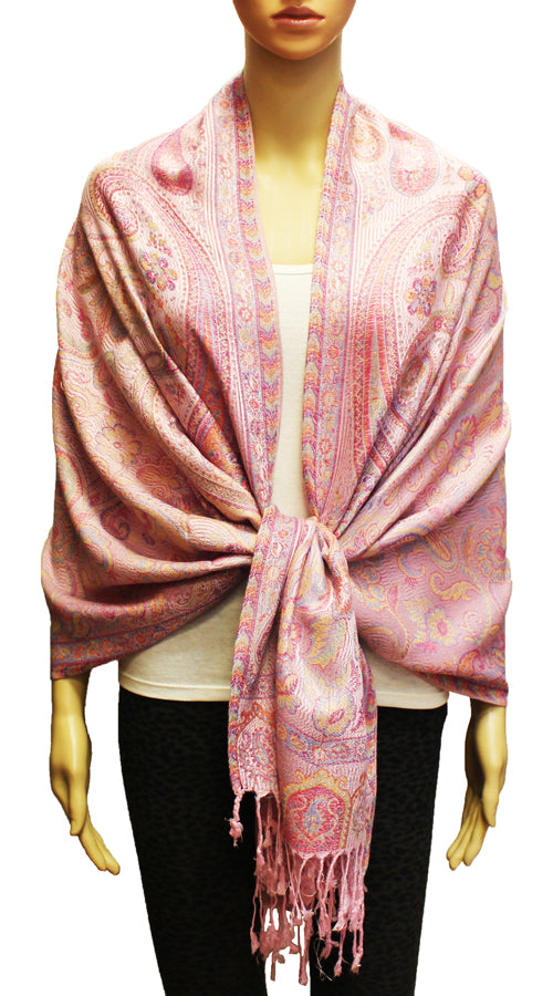 Elegant Paisley Pashmina Shawl-BH1906