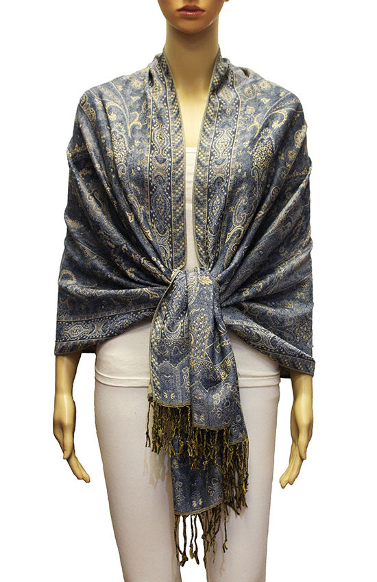 Elegant Thick Pashmina Shawl-BH2105