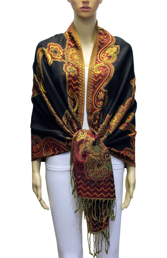 Luxurious Thick Pashmina Shawl - BH2110