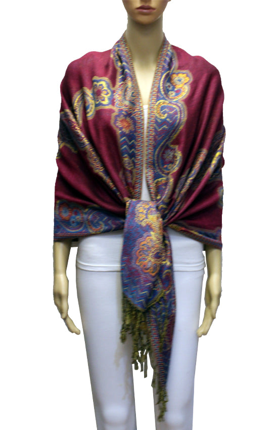 Luxurious Thick Pashmina Shawl - BH2110