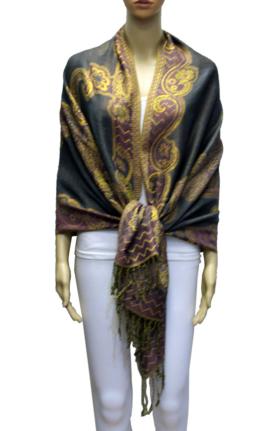 Luxurious Thick Pashmina Shawl - BH2110