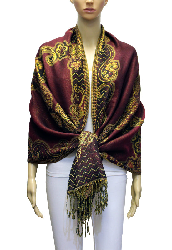 Luxurious Thick Pashmina Shawl - BH2110
