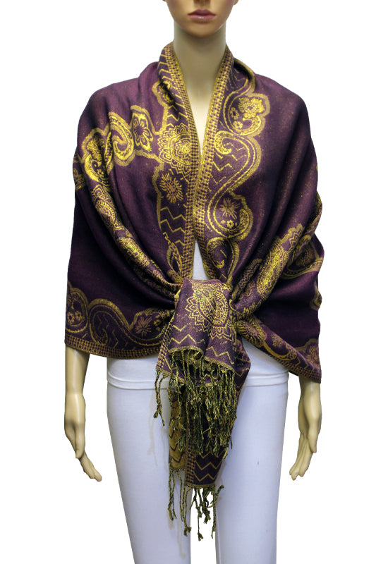 Luxurious Thick Pashmina Shawl - BH2110