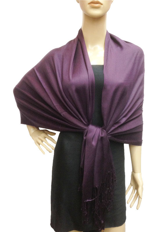 Soft Solid Color Pashmina-BH301