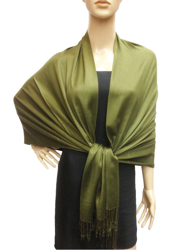 Soft Solid Color Pashmina-BH301