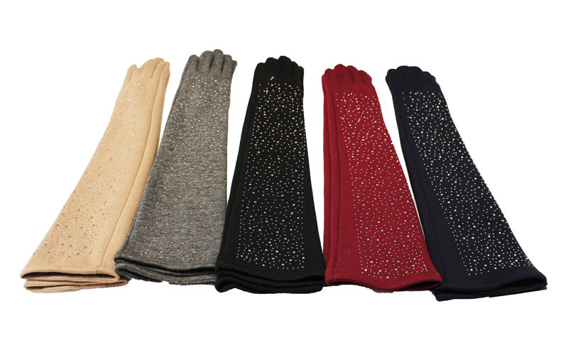 Sweet Leather Long Gloves-GF1804