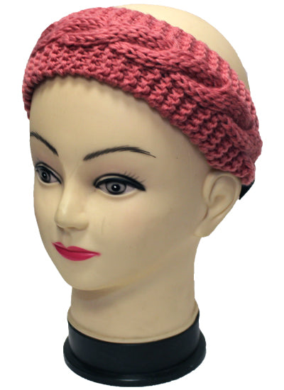 Braided Knit Fashion Headband - HB2102