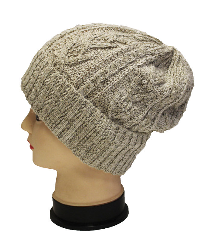 Classic Cable Knit Beanie-HT1804