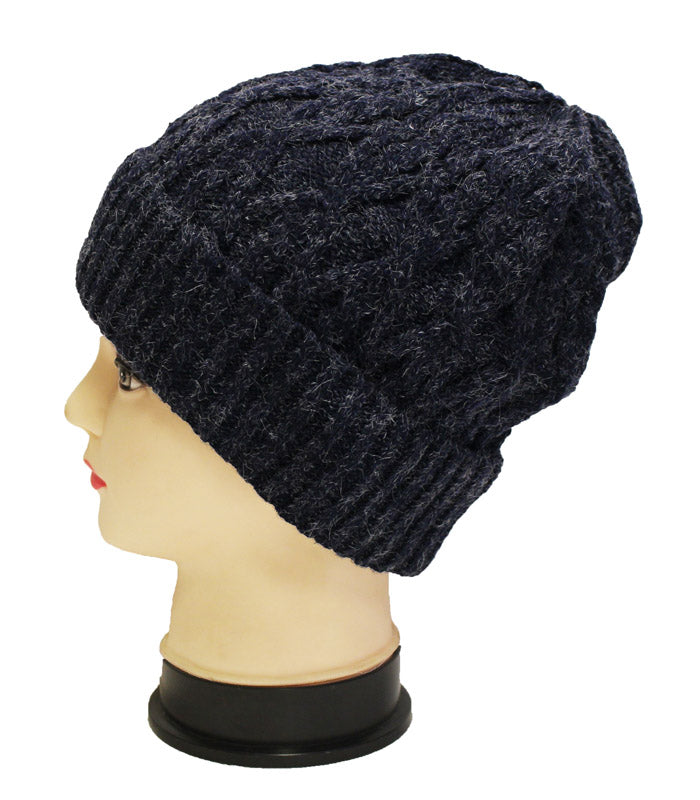 Classic Cable Knit Beanie-HT1804