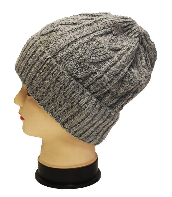 Classic Cable Knit Beanie-HT1804
